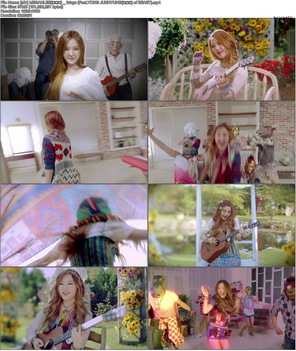 [MV] MEGANLEE(메건리) _ 8dayz (Feat.YONG JUNHYUNG(용준형) of BEAST).JPG