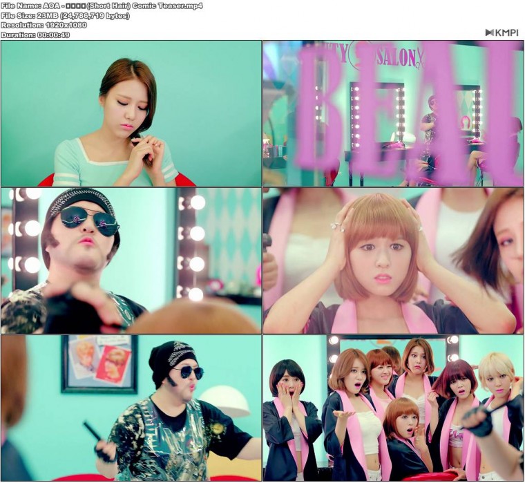 AOA - 단발머리(Short Hair) Comic Teaser.JPG
