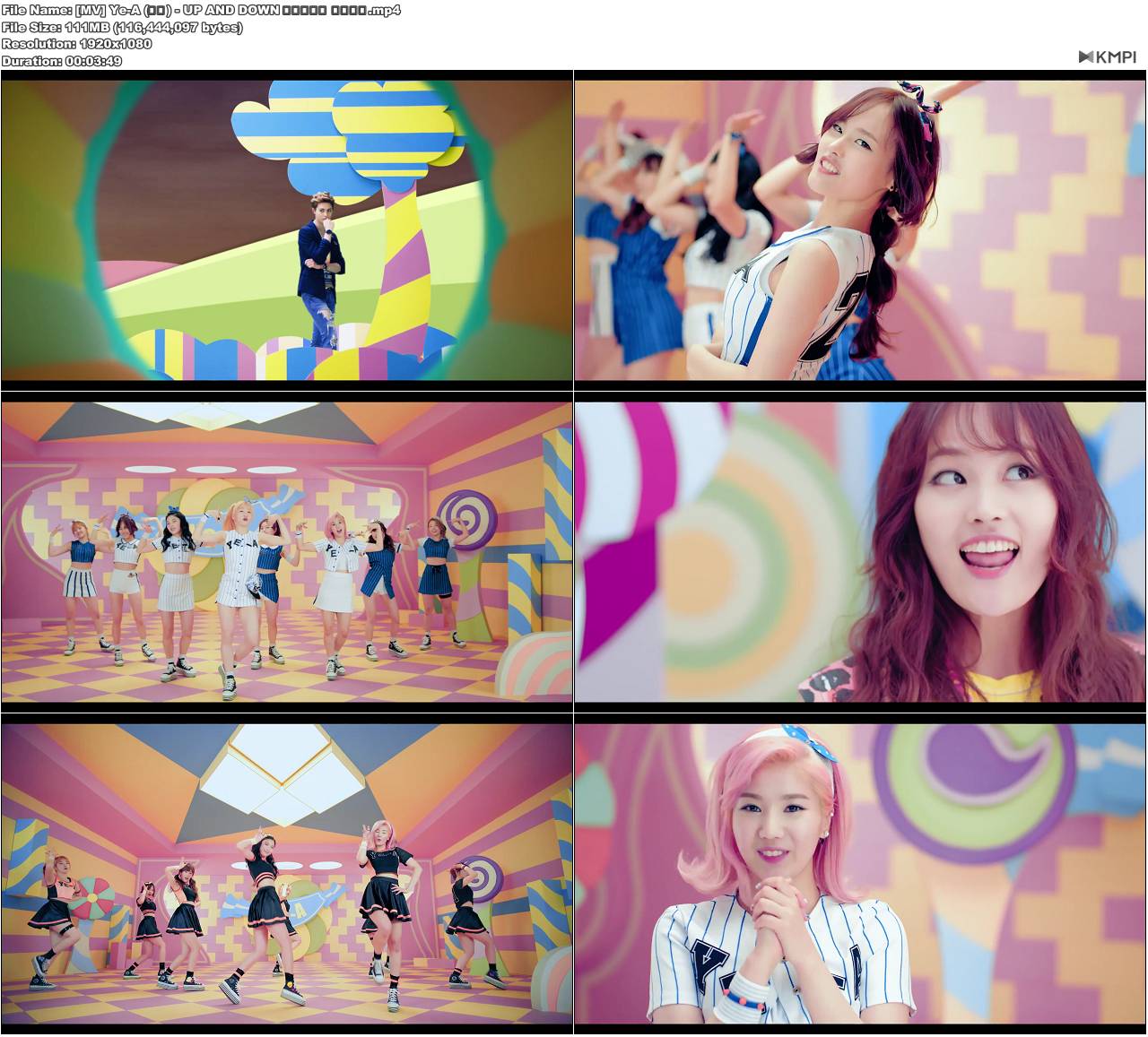 [MV] Ye-A (예아) - UP AND DOWN 뮤직비디오 최초공개.JPG