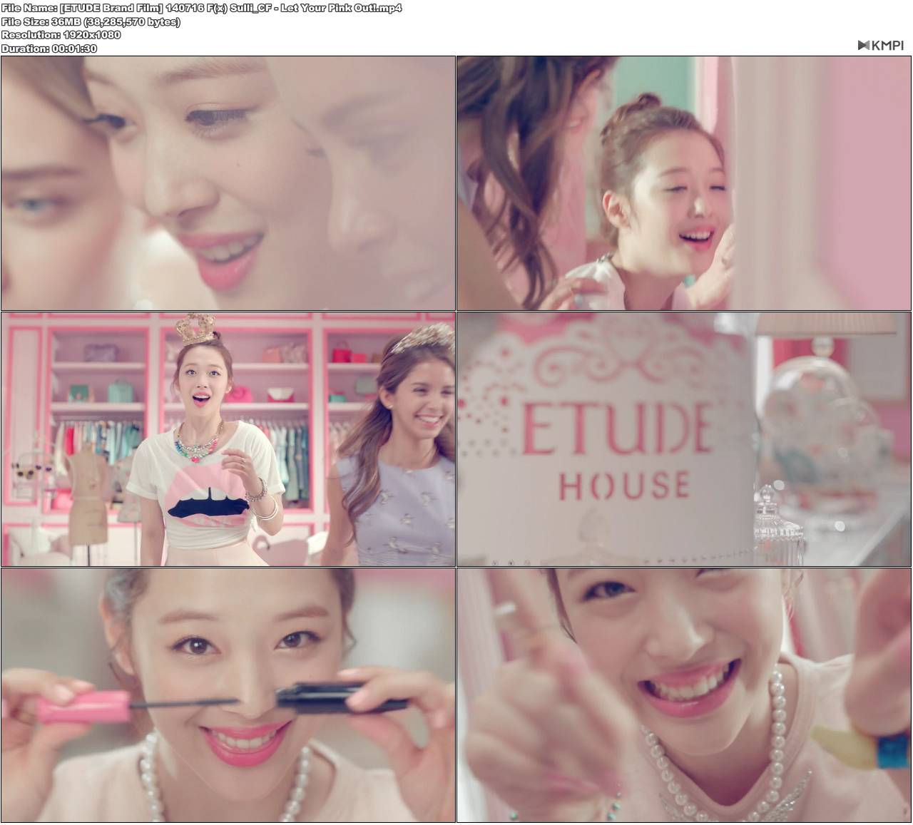 [ETUDE Brand Film] 140716 F(x) Sulli_CF - Let Your Pink Out!.JPG