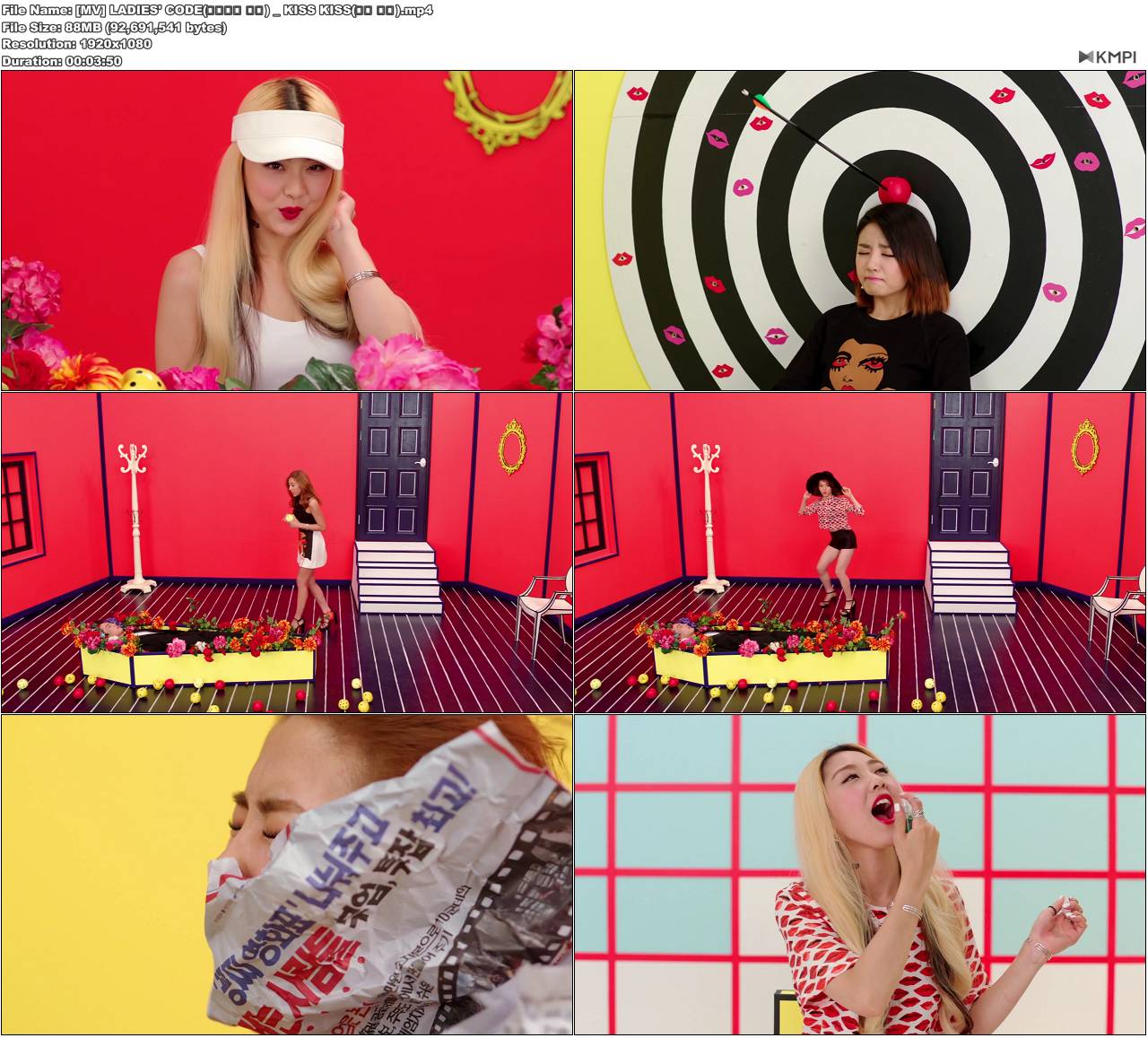 [MV] LADIES\' CODE(레이디스 코드) _ KISS KISS(키스 키스).JPG