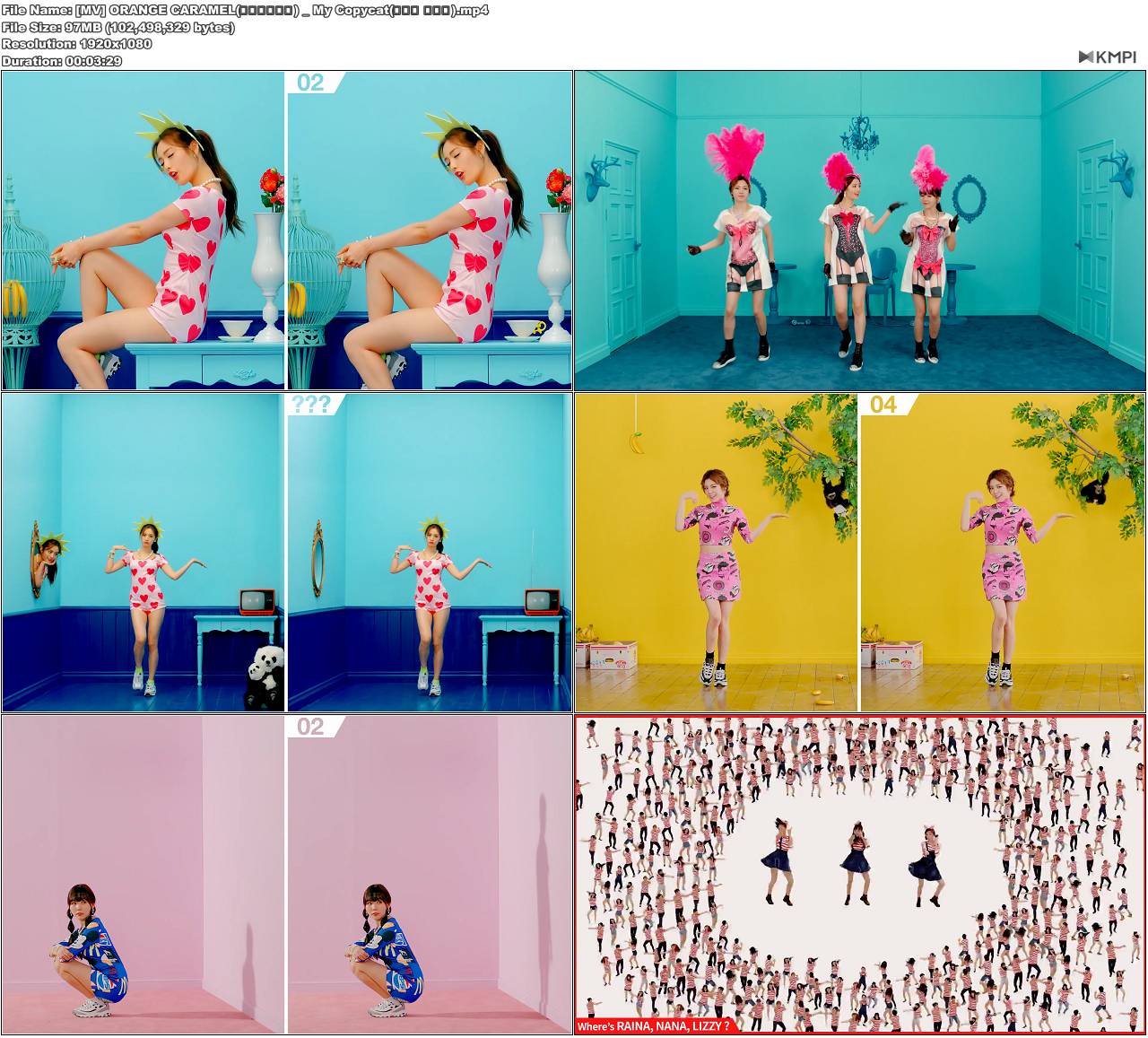 [MV] ORANGE CARAMEL(오렌지캬라멜) _ My Copycat(나처럼 해봐요).JPG