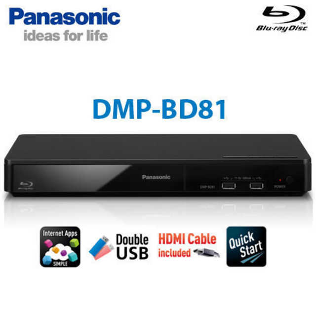 Panasonic國際光碟機 DMP-BD81 BD播放器