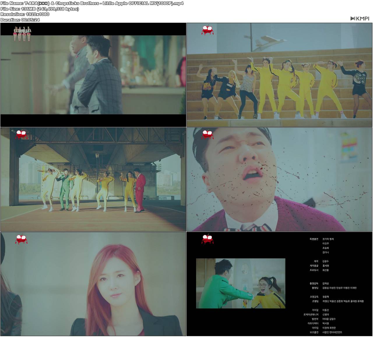 T-ARA(티아라) & Chopsticks Brothers - Little Apple OFFICIAL MV(1080P).JPG