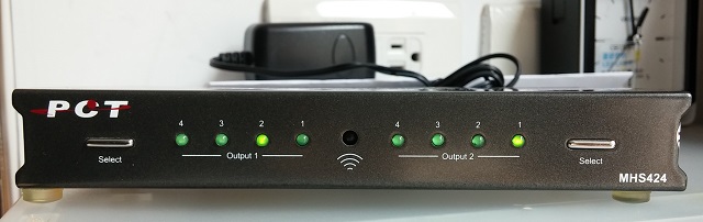 HDMI 1.4版 4X2矩陣式切換器(可達15米)/送HDMI線