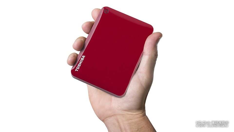 3.Toshiba推出Canvio Connect II外接式硬碟 產品圖(經典紅)。.jpg