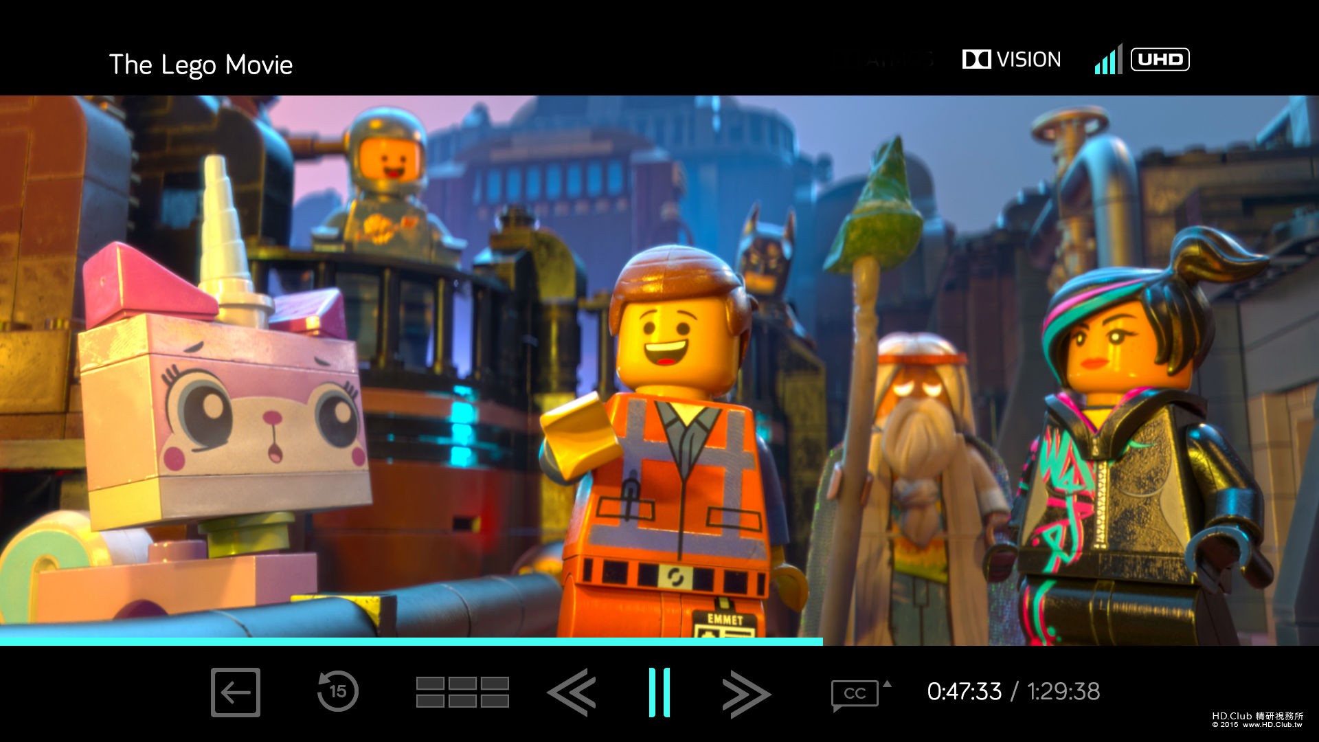 VUDU 播放4K超高畫質 Dolby Vision《樂高玩電影》.jpg