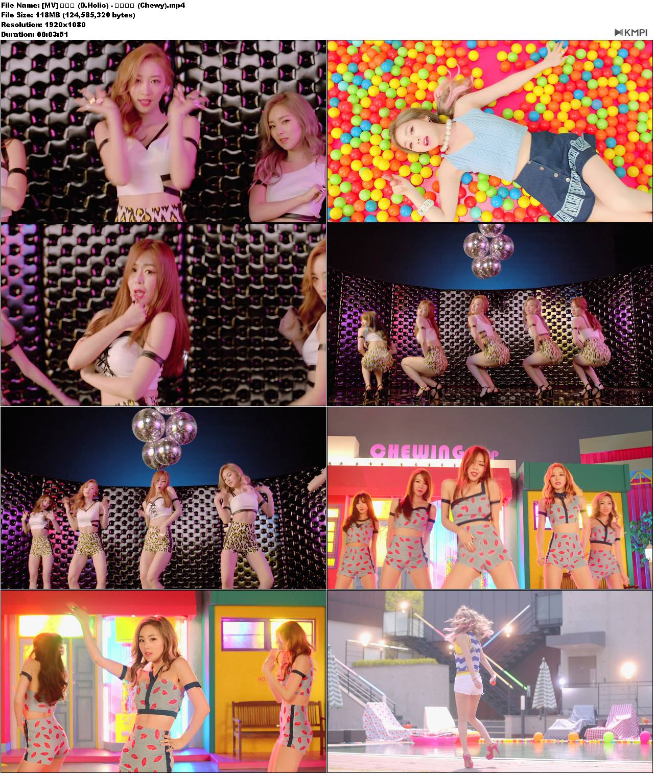 [MV] 디홀릭 (D.Holic) - 쫄깃쫄깃 (Chewy).JPG