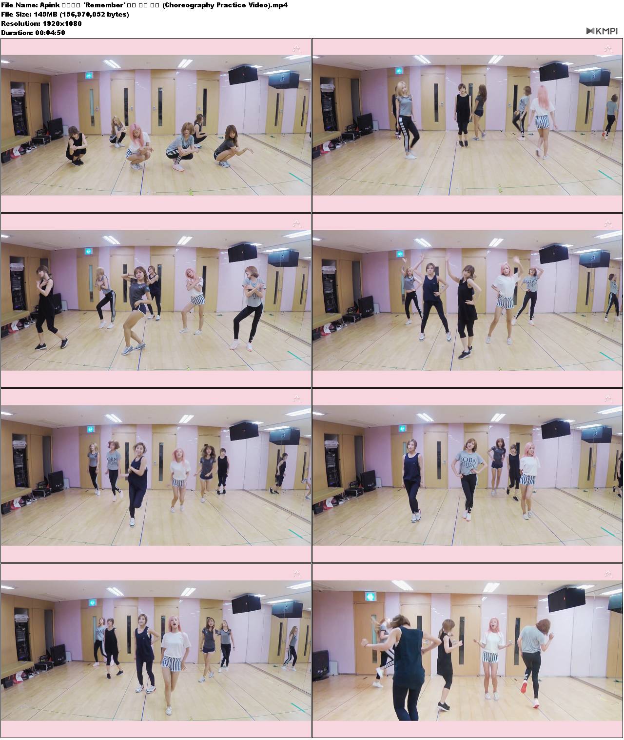 Apink 에이핑크 \'Remember\' 안무 연습 영상 (Choreography Practice .jpg