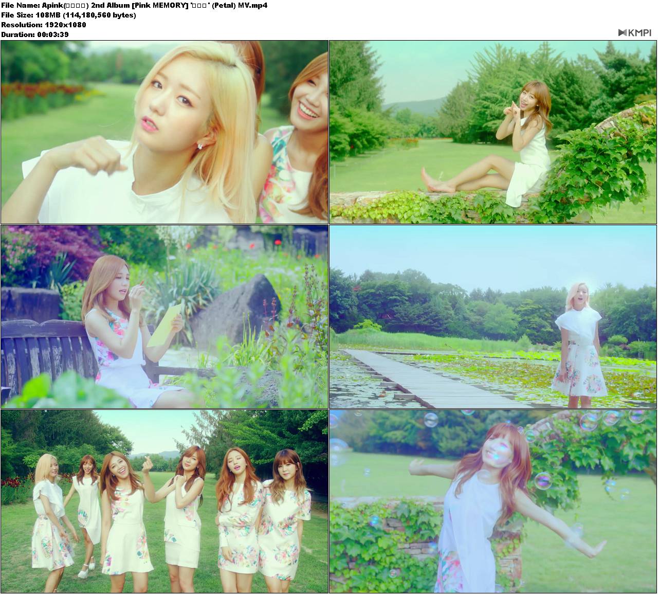 Apink(에이핑크) 2nd Album [Pink MEMORY] \'꽃잎점\' (Petal) MV.JPG