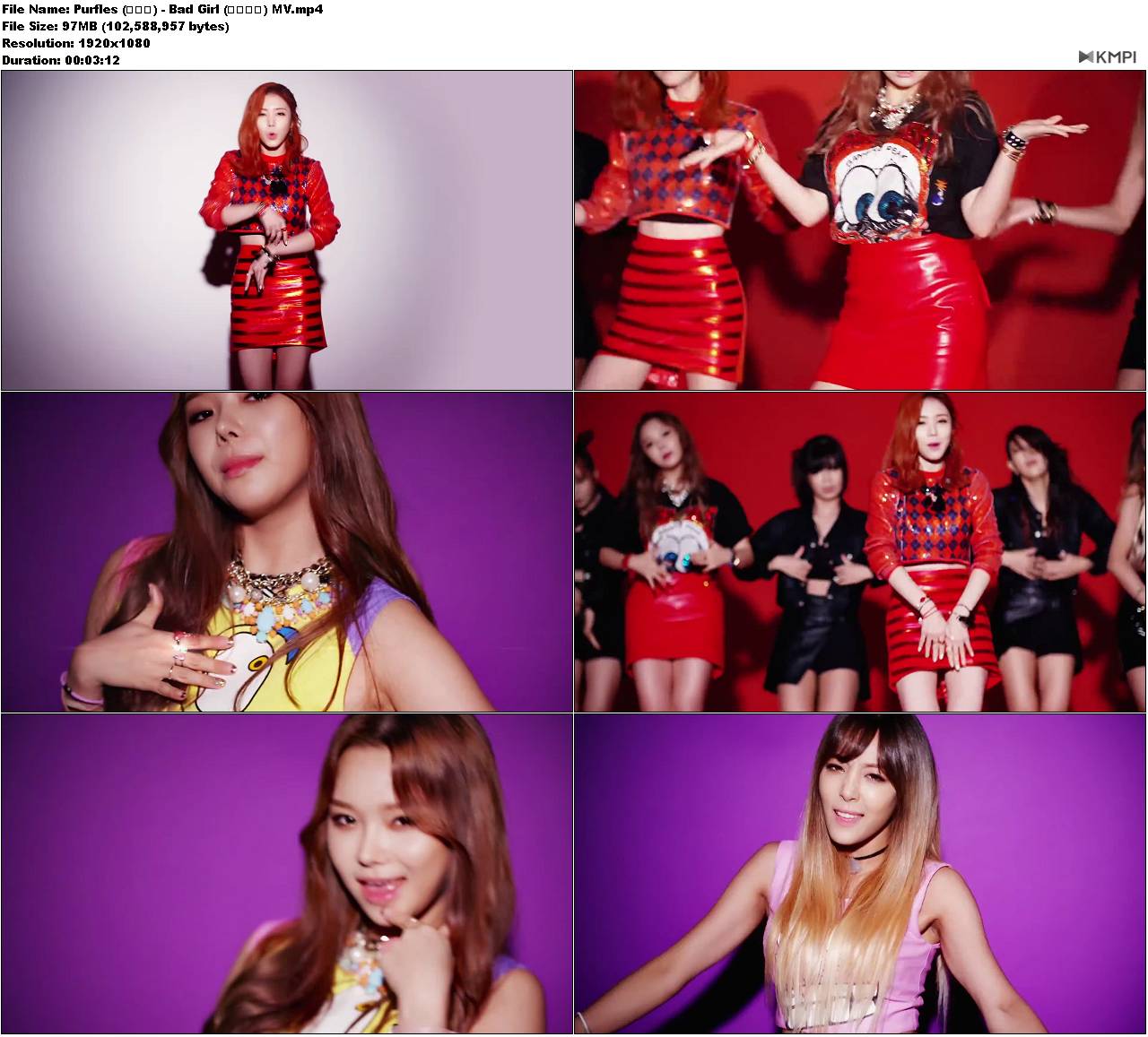 Purfles (퍼펄즈) - Bad Girl (나쁜여자) MV.JPG