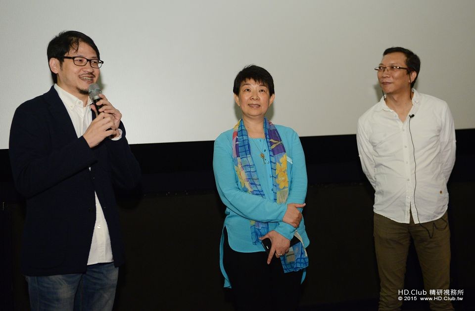 《冲天》媒體試片映後分享左至右CNEX董事長蔣顯斌、導演張釗維、CNEX執行長陳玲珍.jpg.jpg