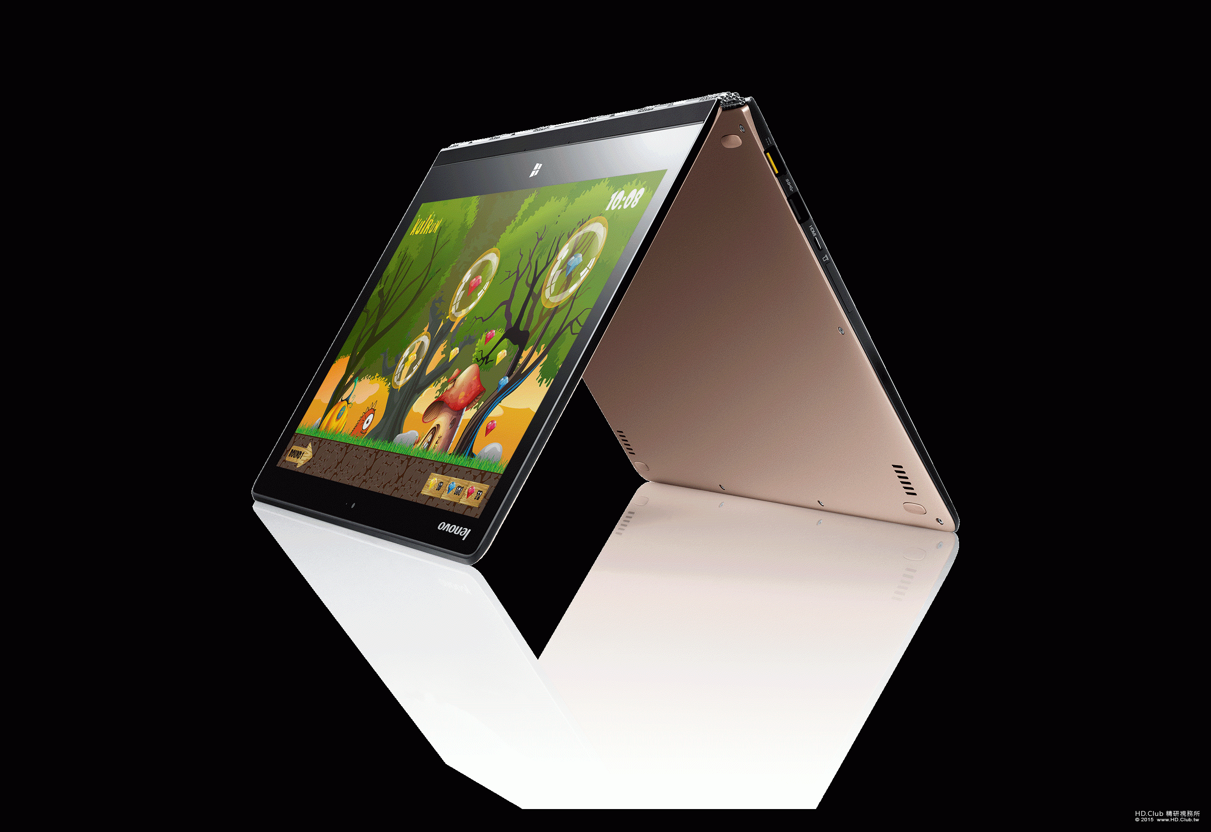 【Lenovo新聞照片四】Lenovo Yoga 3 Pro 產品照.gif