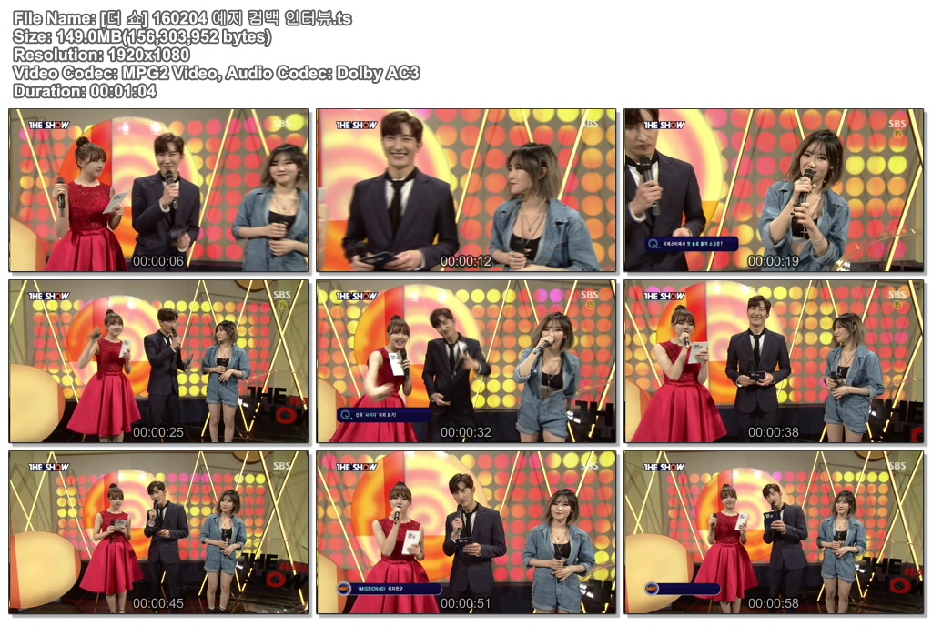 [더 쇼] 160204 예지 컴백 인터뷰.ts.jpg