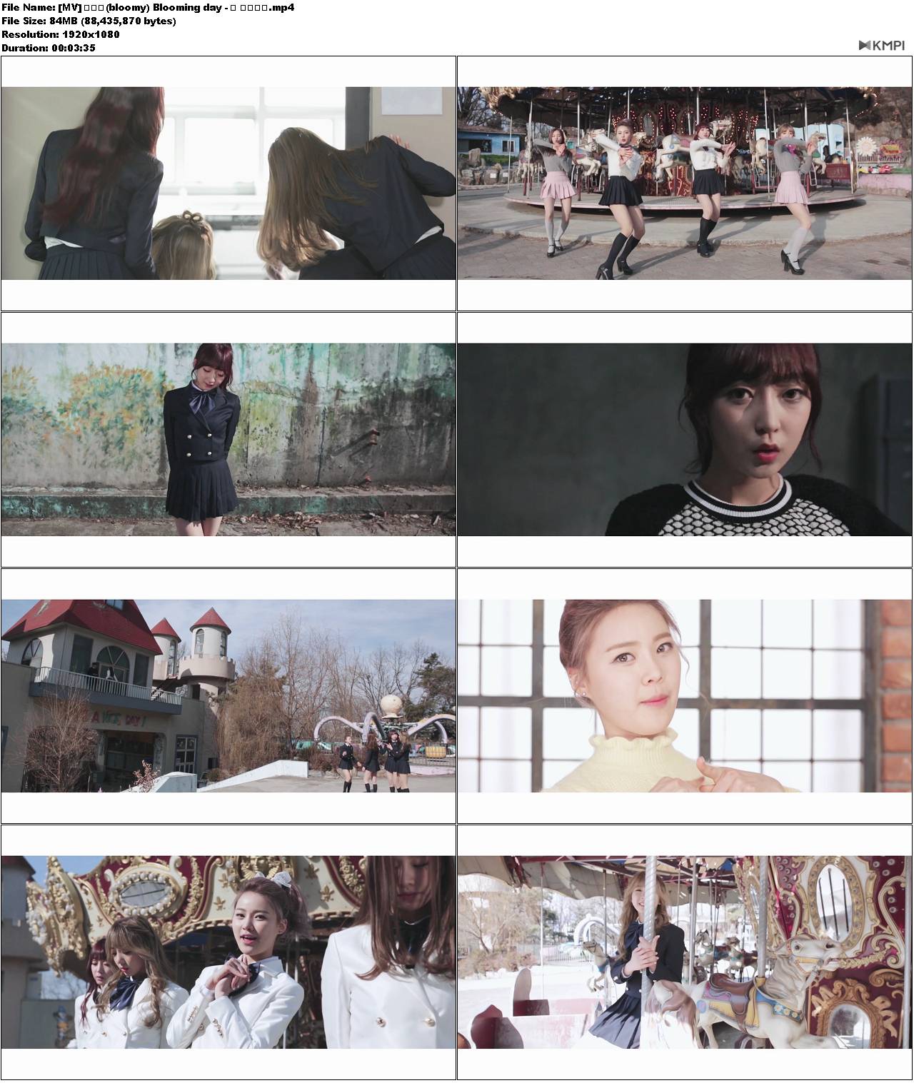 [MV] 블루미(bloomy) Blooming day - 너 때문이야.JPG