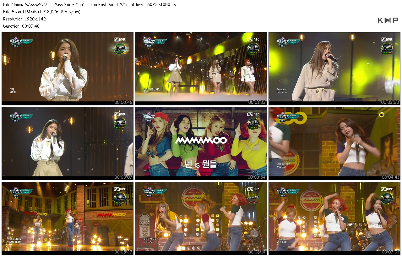MAMAMOO - I Miss You   You\'re The Best. Mnet M!Countdown.160225.1080i.jpg