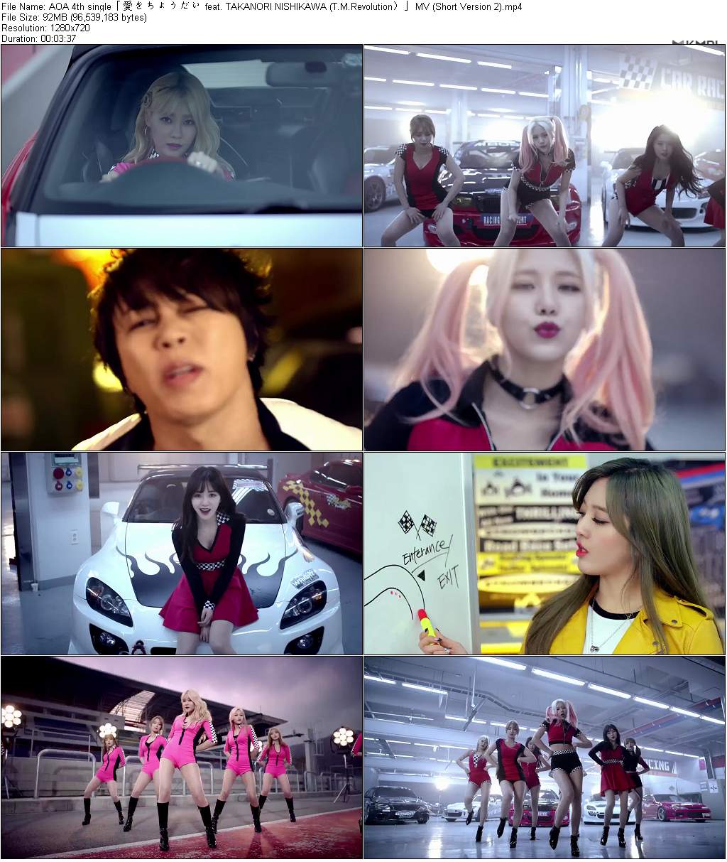 AOA 4th single「愛をちょうだい feat. TAKANORI NISHIKAWA (T.M.Revolution）」MV (S.jpg