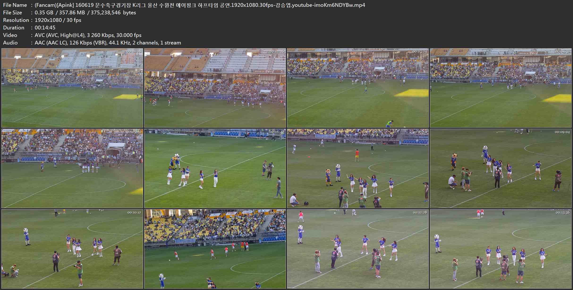 (Fancam)[Apink] 160619 문수축구경기장 K리그 울산 수원전 에이핑크 하프타임 공연.1.jpg