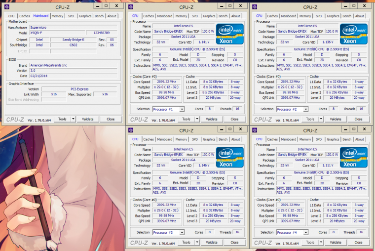 [宜蘭售] E5-4650L*4 + X9QRi-F + RDIMM8G*24