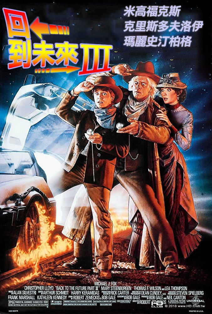 回到未來3 DIY海報