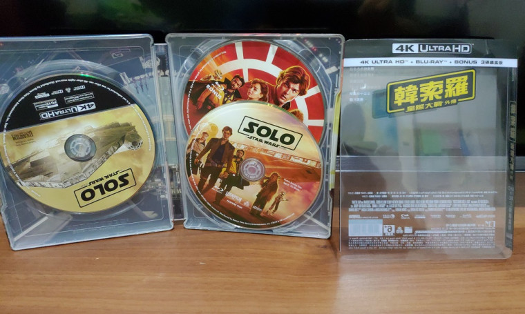 星際大戰外傳：韓索羅 三碟限量鐵盒版 (UHD+BD+Bonus)