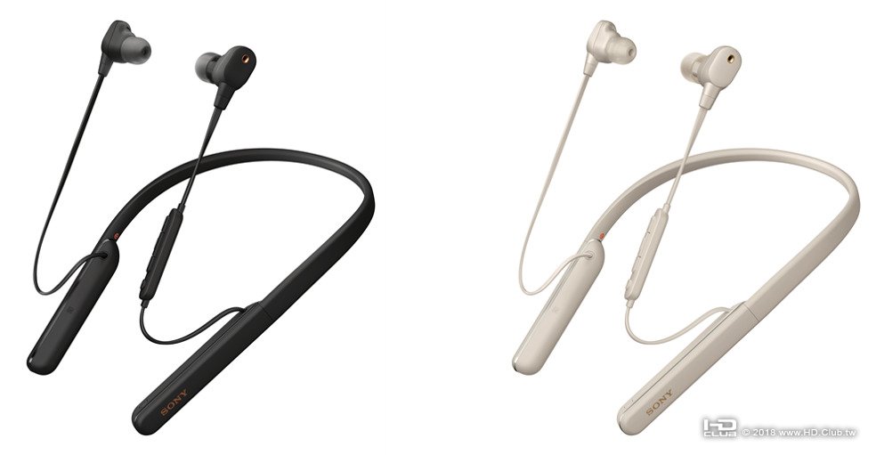 圖2) Sony WI-1000XM2頸掛入耳主動式降噪耳機全新上市, 共提供黑、銀兩色選擇。.jpg.jpg