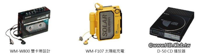 圖 4) Sony Walkman 四十周年紀念特展將展出經典機種，店內也陳列完整的最新商品提供.jpg