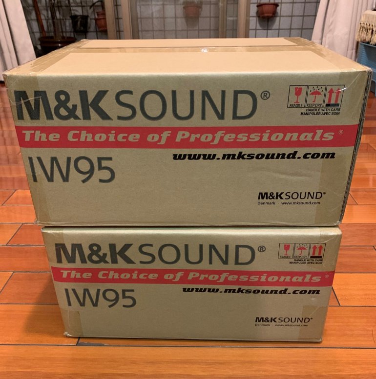 [新北售] M&K IW95 嵌入式喇叭 一對
