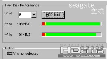 Seagate 空碟速度