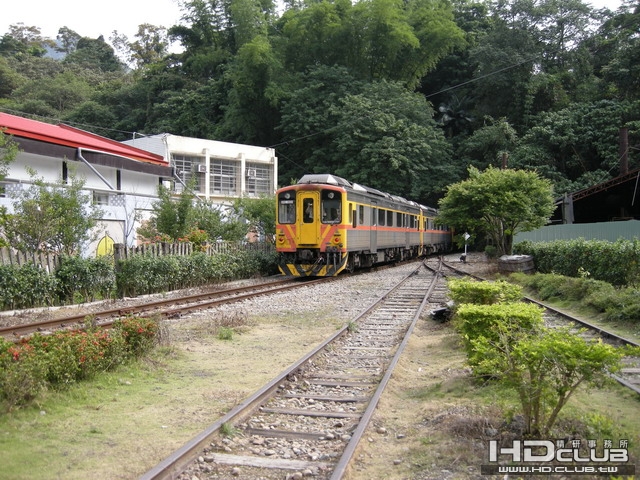 集集線小火車進站