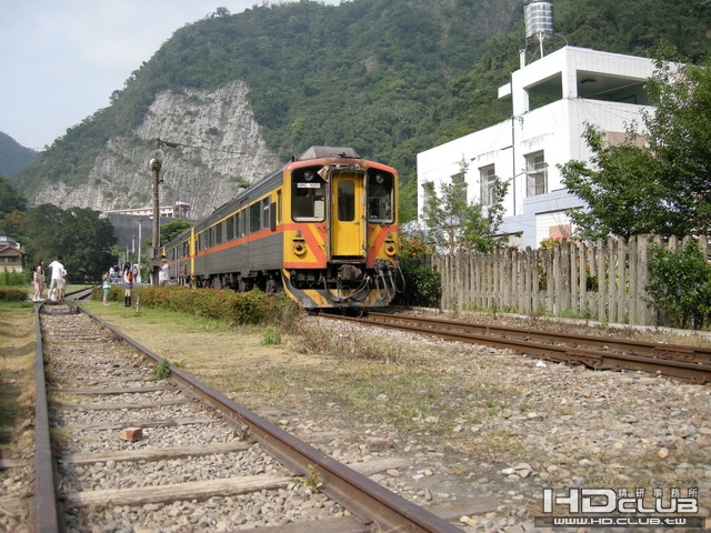 集集線小火車出站