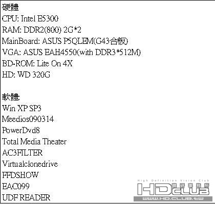 軟硬體LIST