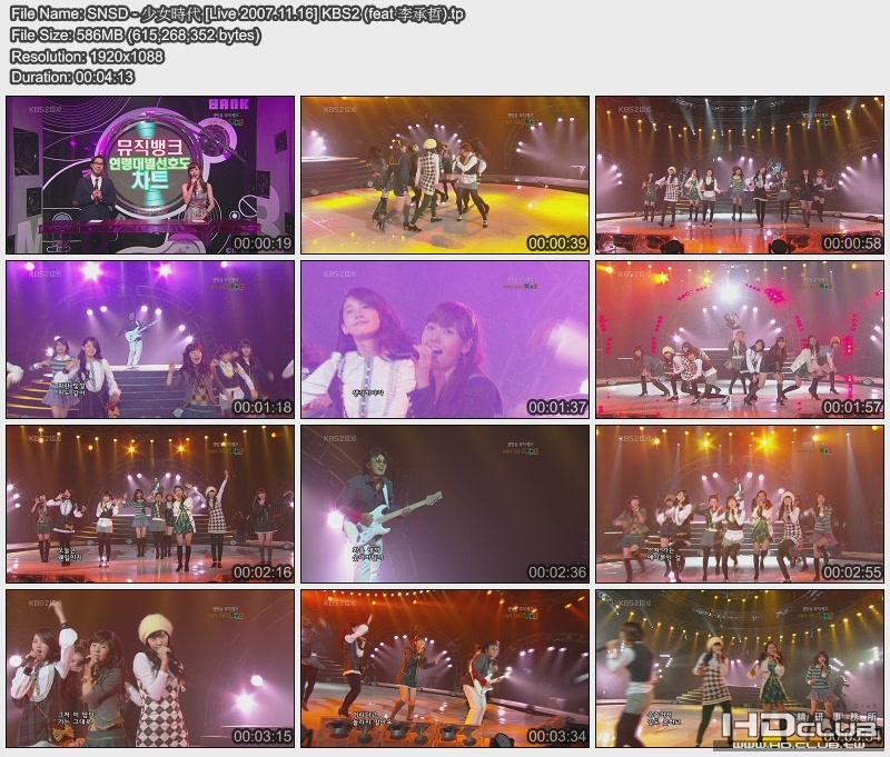 SNSD - 少女時代 [Live 2007.11.16] KBS2 (feat 李承哲).jpg
