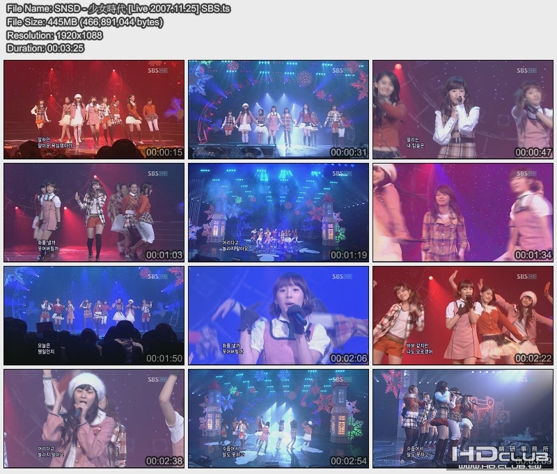 SNSD - 少女時代 [Live 2007.11.25] SBS.jpg