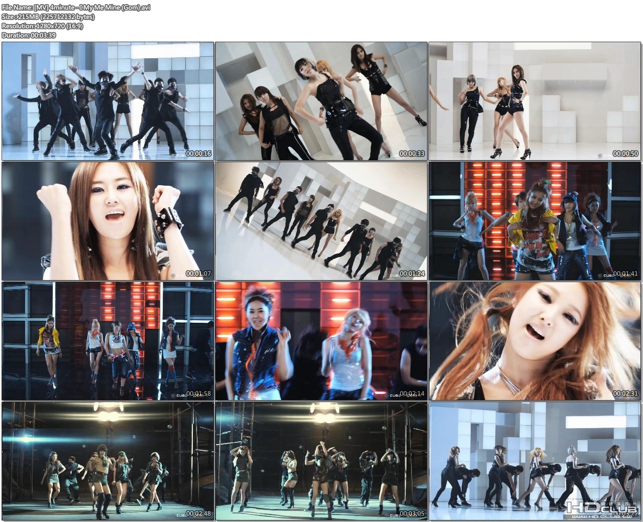 [MV] 4minute - I My Me Mine (Gom).jpg