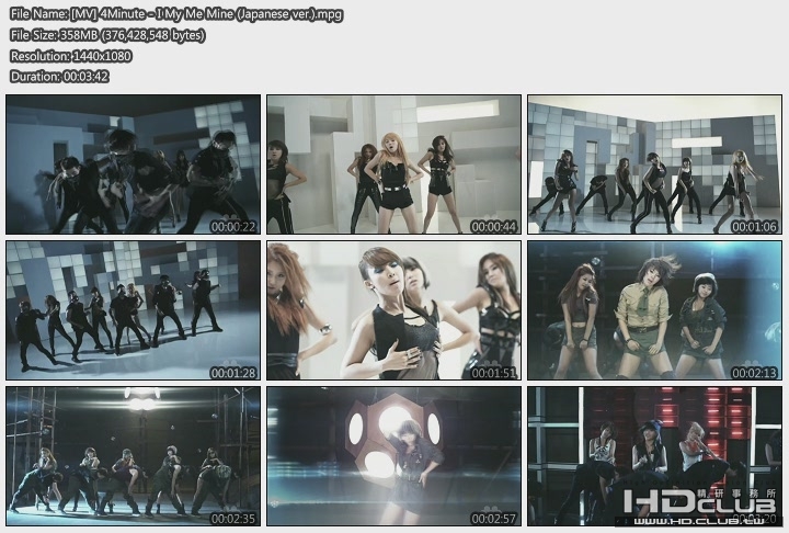 [MV] 4Minute - I My Me Mine (Japanese ver.).jpg