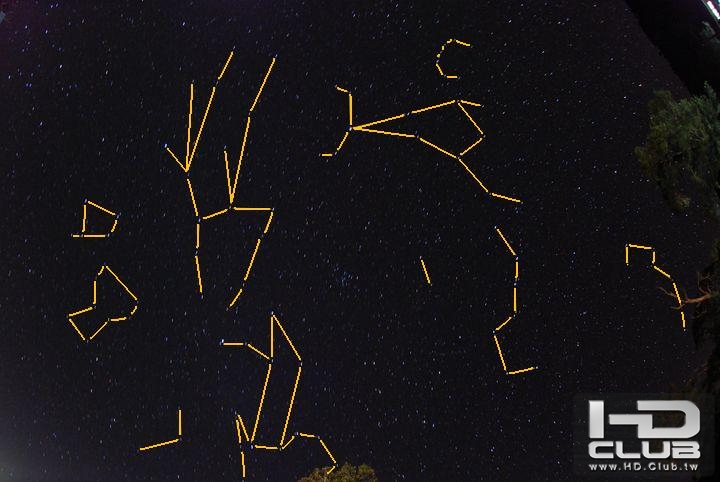 大雪山春季星空