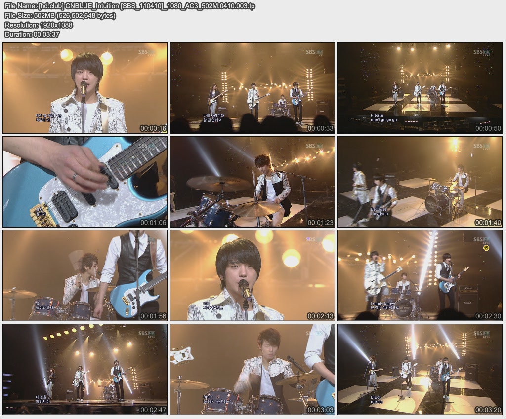 [hd.club] CNBLUE_Intuition [SBS_110410]_1080_AC3_502M.0410.003.jpg
