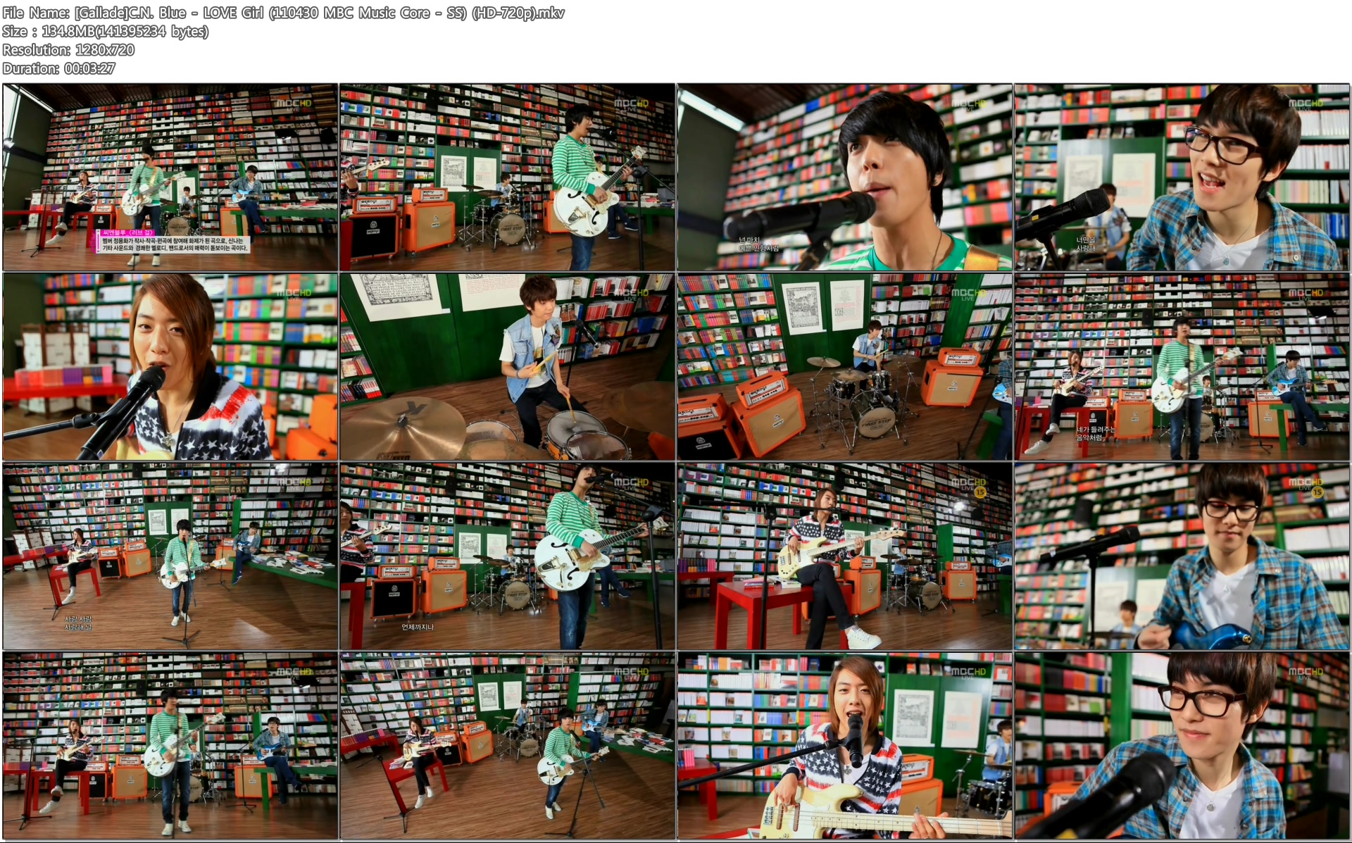 [Gallade]C.N. Blue - LOVE Girl (110430 MBC Music Core - SS) (HD-720p).mkv.jpg