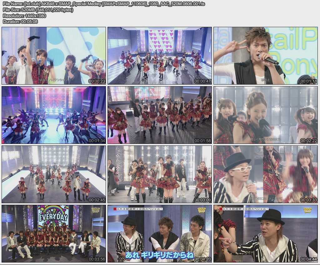 [hd.club] AKB48 x SMAP_Special Medley [SMAPxSMAP_110606]_1080_AAC_520M.0606.001.jpg