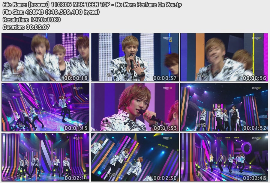 [bearwu] 110806 MBC TEEN TOP - No More Perfume On You.jpg