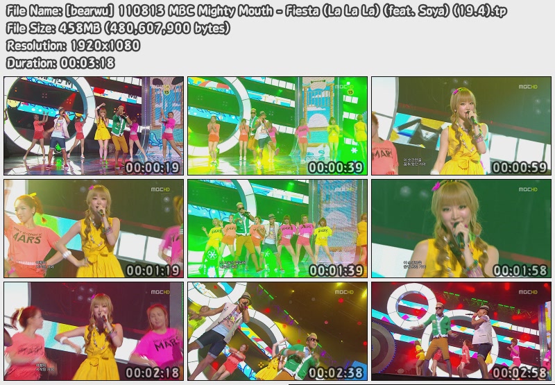 [bearwu] 110813 MBC Mighty Mouth - Fiesta (La La La) (feat. Soya) (19.4).jpg