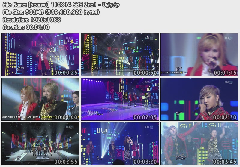 [bearwu] 110814 SBS 2ne1 - Ugly.jpg