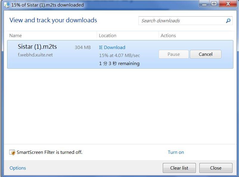 4MB/SEC 下載速度
