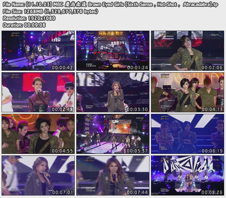 [11.10.03] MBC 慶尚南道 Brown Eyed Girls [Sixth Sense , Hot Shot ,  Abracadabra].jpg
