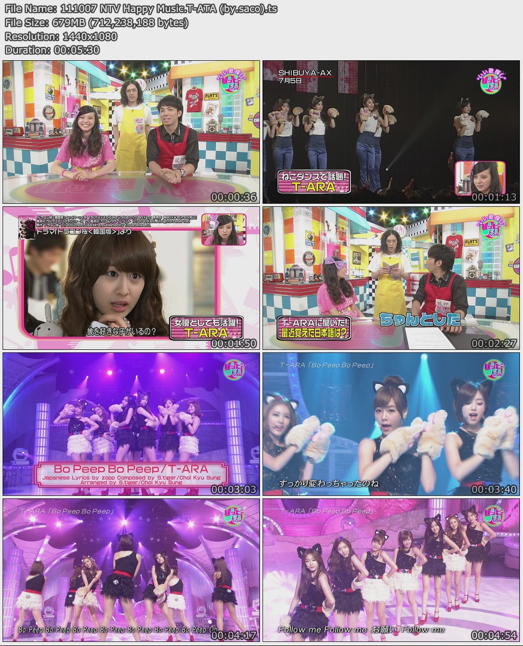 T-ara - Bo Peep Bo Peep 111007 NTV Happy Music.jpg