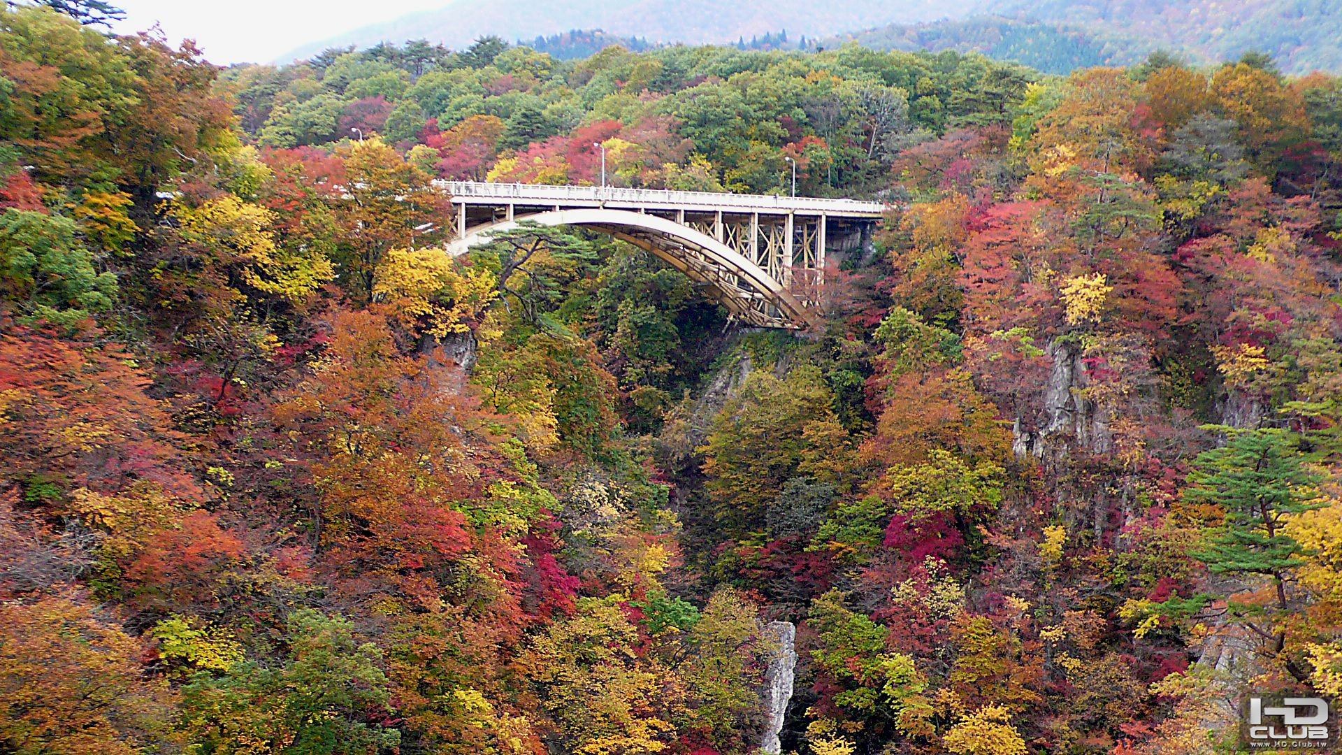 鳴子峽與大深澤橋