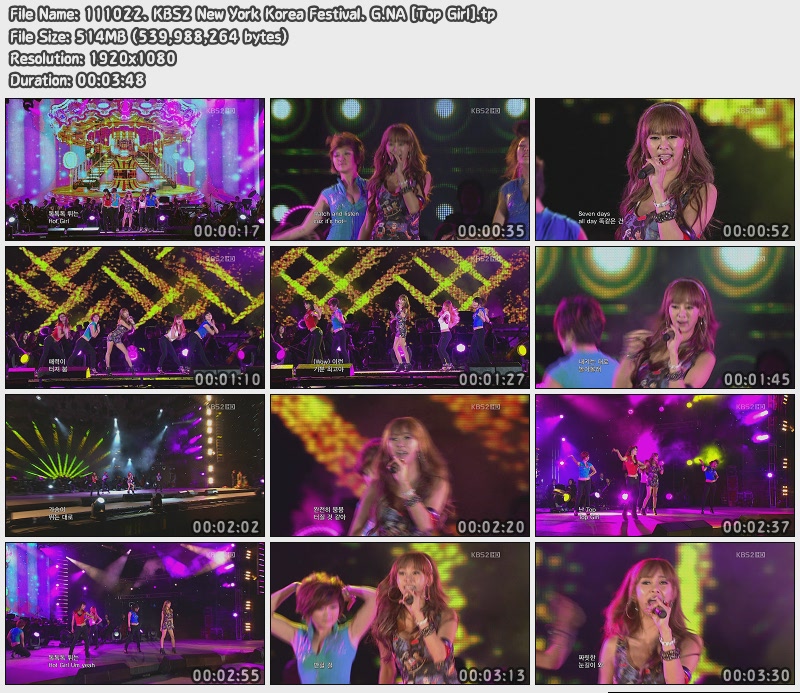 111022. KBS2 New York Korea Festival. G.NA [Top Girl].jpg