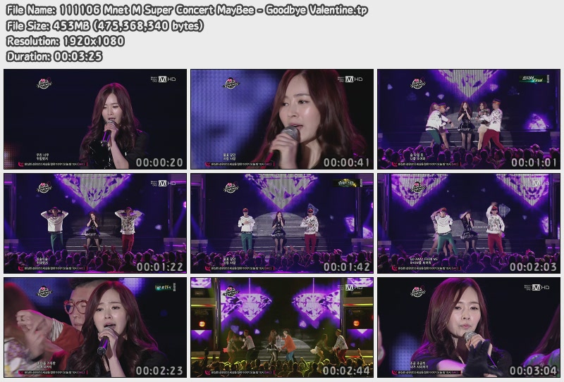 111106 Mnet M Super Concert MayBee - Goodbye Valentine.jpg