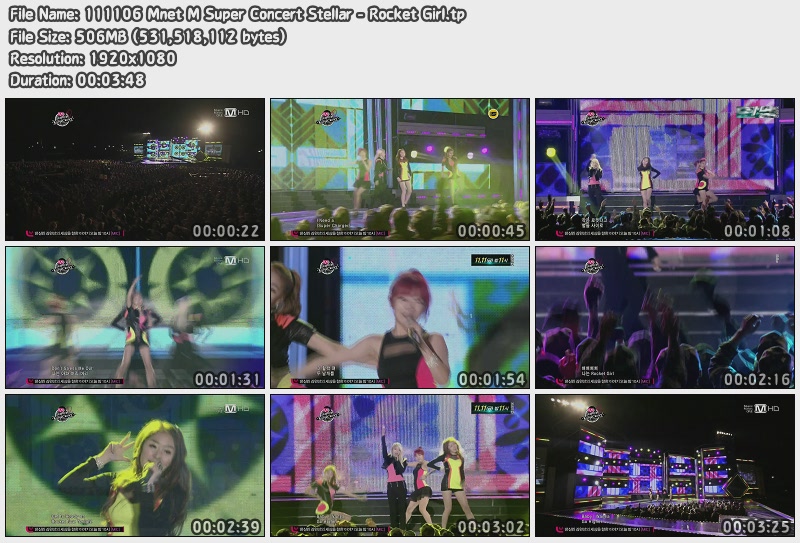111106 Mnet M Super Concert Stellar - Rocket Girl.jpg
